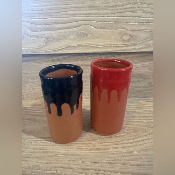 Painted drip glassware - Picture 1 of 6